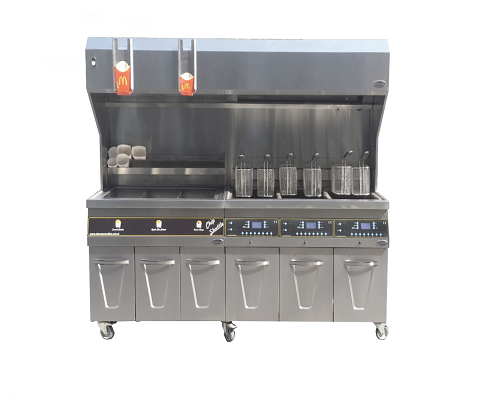Fryer Station with Electrical